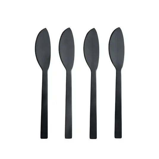 Preisknaller Kogei Buttermesser, 4er-Set, schwarz, 17 cm - 101 Copenhagen