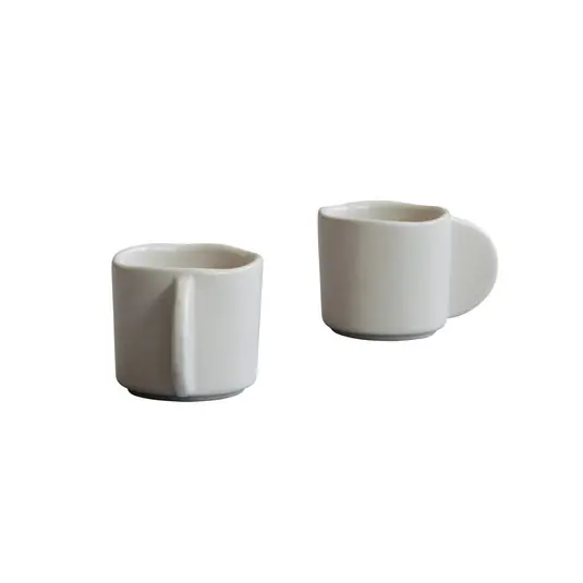 Native Espressotasse, 6 cm, 2er-Set, weiß - 101 Copenhagen Neu