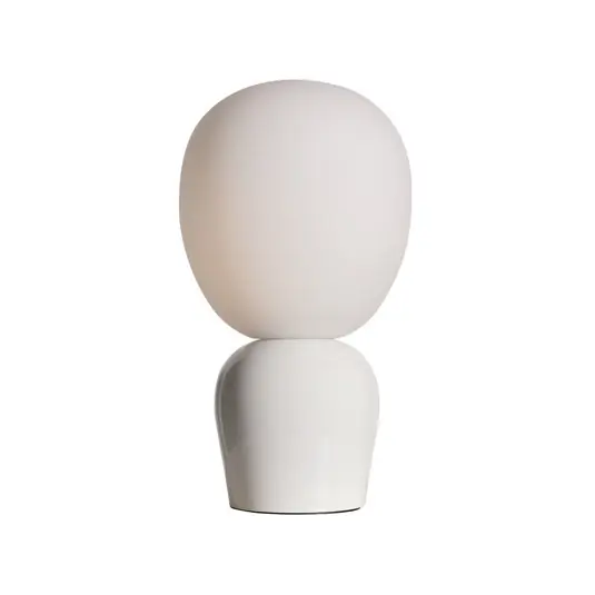 Buddy Tischleuchte, weiß, Metall/Glas, Höhe 33,5 cm - Belid Mega-Angebot