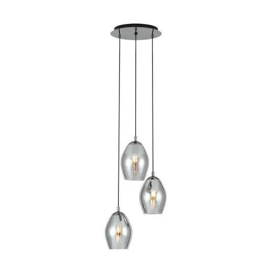 Estanys Hängeleuchte, schwarz, 3-flg. - EGLO Stars Of Light Direkt Vom Hersteller