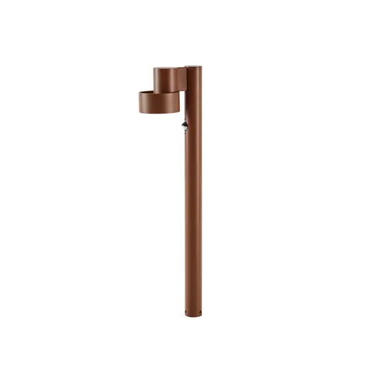 Elune LED-Wegelampe, braun, Sensor, IP44, 77 cm - Lucande Top-Seller