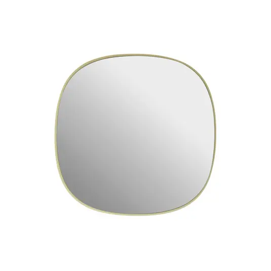 Bestpreis Framed Mirror Wandspiegel gelb 40 x 40 cm Stahl - Muuto