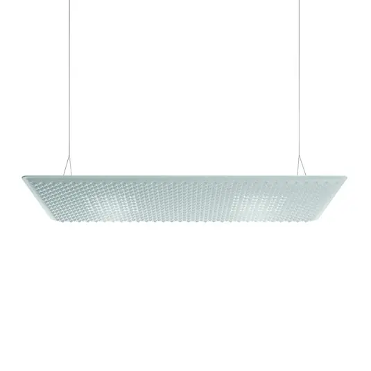 Echt Eggboard Matrix Up/Down LED-Hängeleuchte, weiß, 160 cm, 3.000 K - Artemide