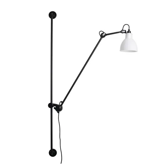Jetzt Kaufen 214 Wandleuchte Round schwarz/weiß Polycarbonat - Lampe Gras