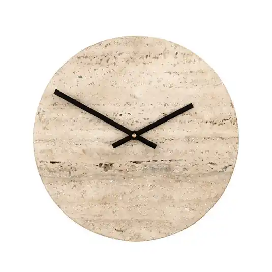 HDLoko Wanduhr, Travertin grau, Ø 25 cm - House Doctor Saisonangebot