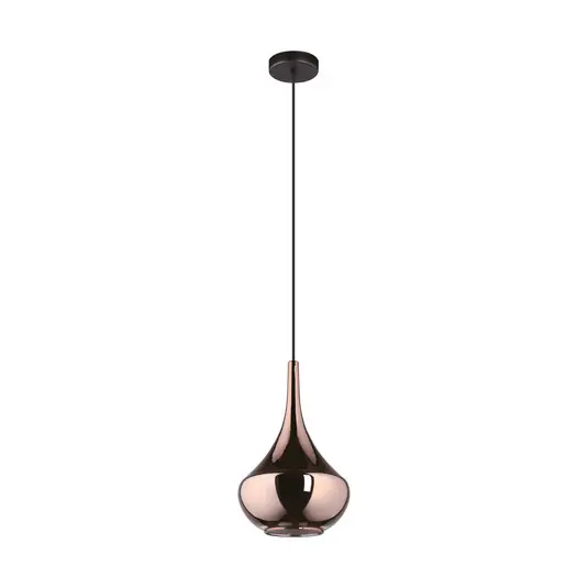 Almoster Hängelampe, kupfer, Ø 25 cm, Glas - Stars of Light Top-Preis