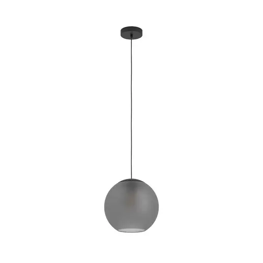 Arangona Hängeleuchte, grau, Ø 30 cm, Glas - Stars of Light Abverkauf