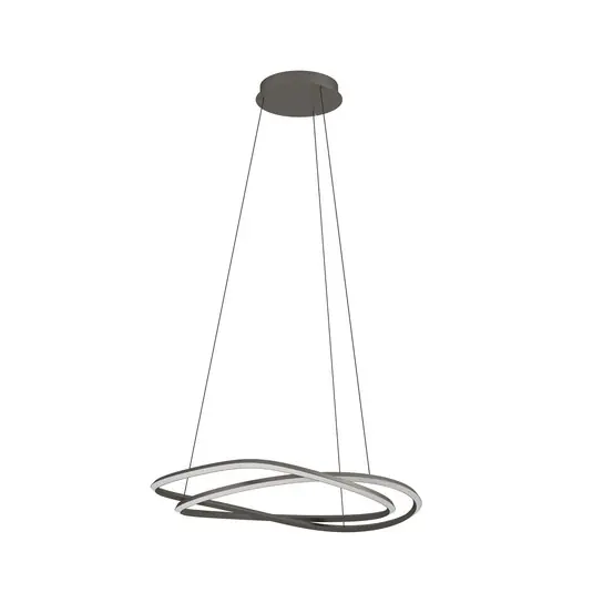 Guntin LED-Hängelampe grau 62 cm Metall CCT - Stars of Light Kracherpreis