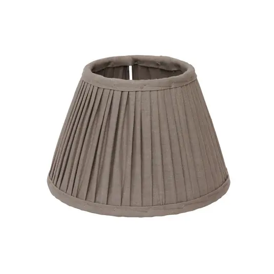 Saisonangebot Ella Lampenschirm, grau, Ø 20 cm, Leinen - Watt & Veke