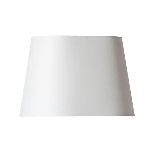 Saisonangebot Basic oval Lampenschirm, weiß, Länge 38 cm - Watt & Veke