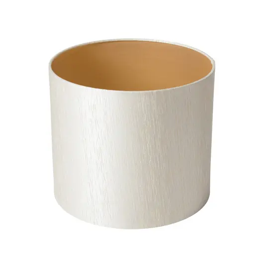 Erica Lampenschirm, creme/gold, Ø 29cm, Textil - Watt & Veke Sonderangebot