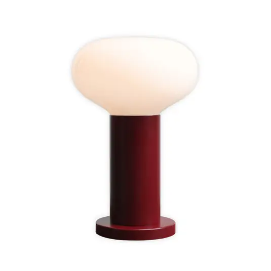 Sale Flo Tischleuchte, rot, Ø 19 cm, Glas - Aldex