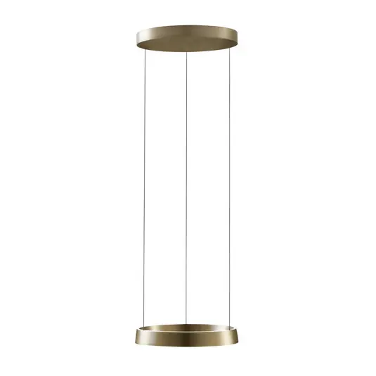 Expressversand Edge Round LED-Hängelampe messing Ø40cm, Smart - Light-Point