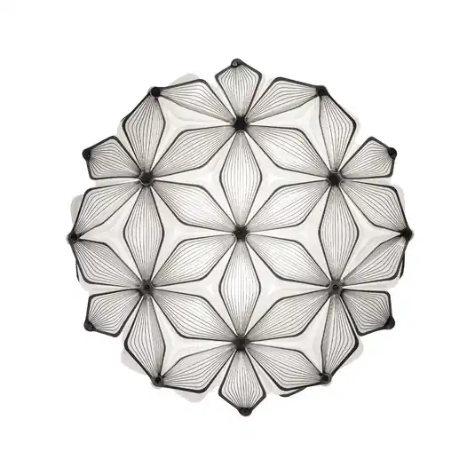 Markenware C'EST LA VIE Deckenlampe, schwarz, Ø 34 cm, 2-flg. - Slamp