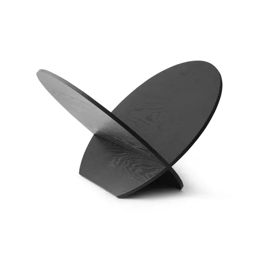 Top-Seller Silia Zeitschriftenhalter, schwarz, Höhe 30cm, Eiche - Gejst