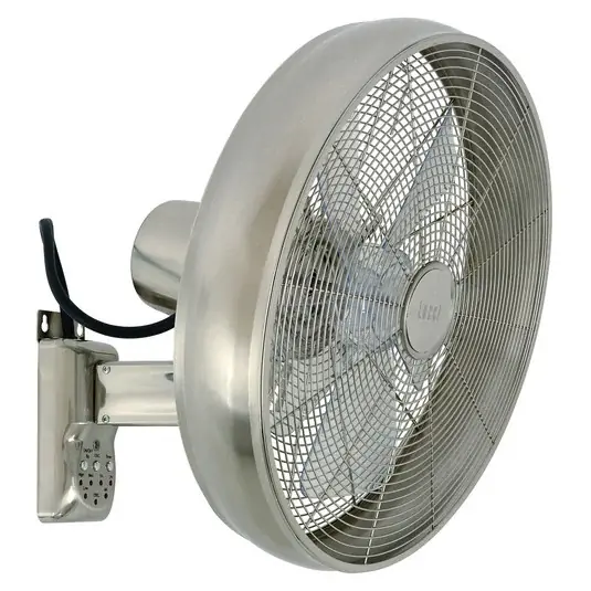 Breeze Wandventilator, chromfarben/klar, Ø 41 cm - Beacon Wochenendangebot