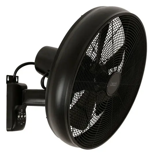 Breeze Wandventilator, schwarz, Ø 41 cm, leise - Beacon Neuheit