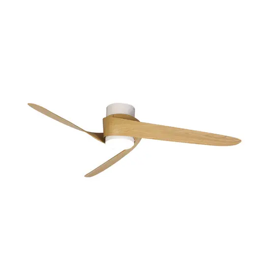 Letzte Chance LED-Deckenventilator Groenland M weiß/holz DC leise - Mantra