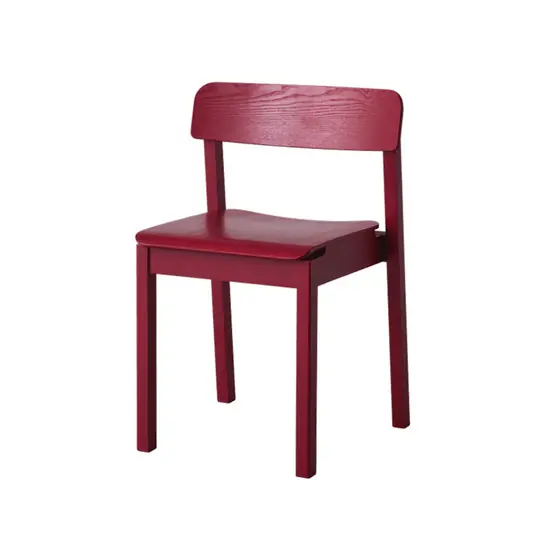 Saisonangebot EVERYDAY Stuhl, purpurrot, Höhe 75 cm, Eichenholz - Moebe