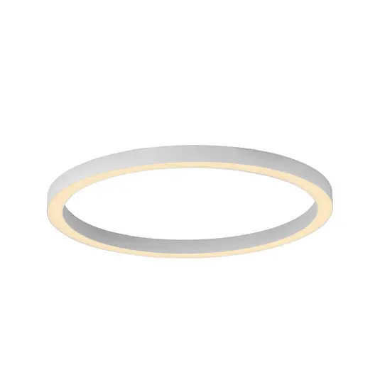 Highlight Lines LED-Deckenlampe, Ø70cm, weiß, CCT Fernbedienung - PURE
