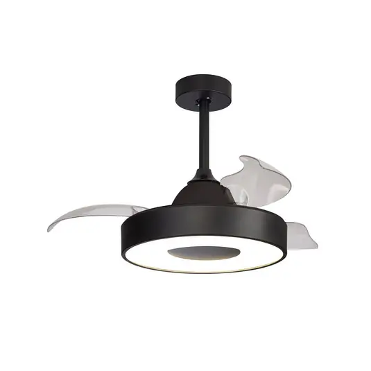 Coin Mini LED-Deckenventilator schwarz DC leise CCT - Mantra Solange Der Vorrat Reicht