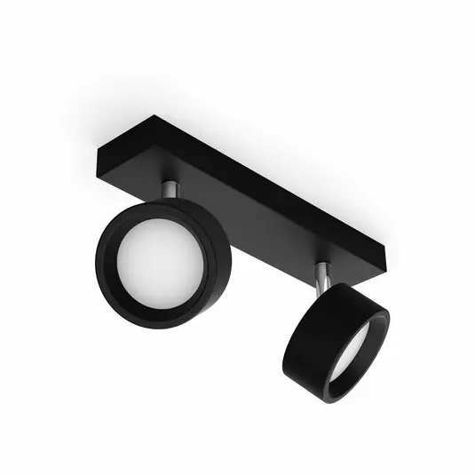 Bestpreis Bracia LED-Deckenspot 2-flammig, schwarz - Philips