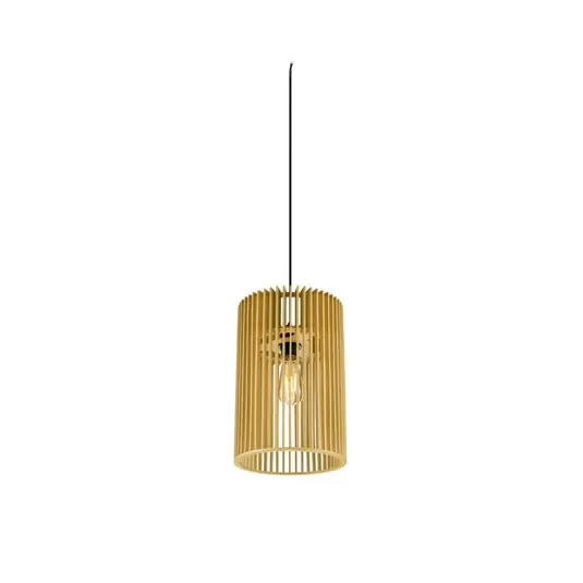 Must-Have Wud Pendelleuchte Cylindrical Matt Natural - SLV