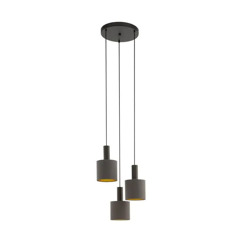 Braune moderne Pendelleuchte Stoff, Mies Heißes Angebot