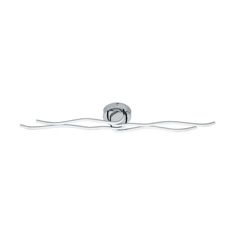 Neue Kollektion Chrom moderne Deckenleuchte Kunststoff, Therese, 40W, 3000K LED