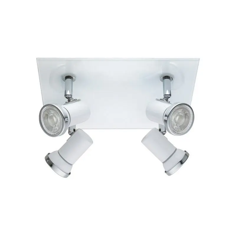 Chrom Deckenstrahler Glas, Jasmijn, IP44 Ausverkauf
