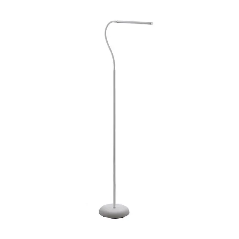 Knallerangebot Weiße moderne Stehlampe Kunststoff, Brennan, 5W, 4000K LED, mit Touch-Dimmer