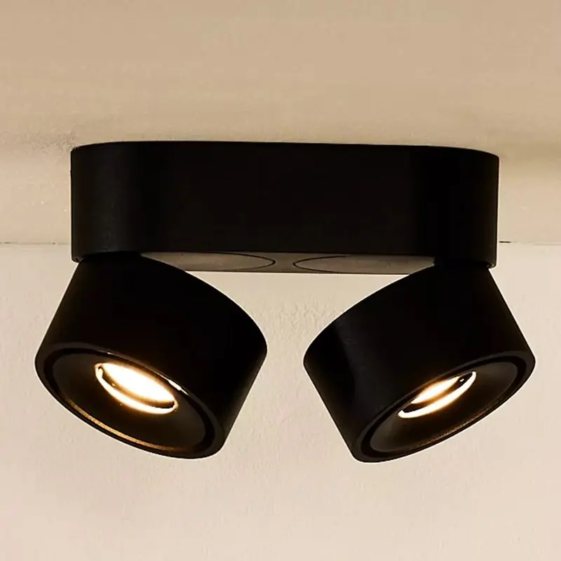 Schwarze Deckenstrahler Modern, Yumiko, 8W, 2700K LED Nur Für Kurze Zeit