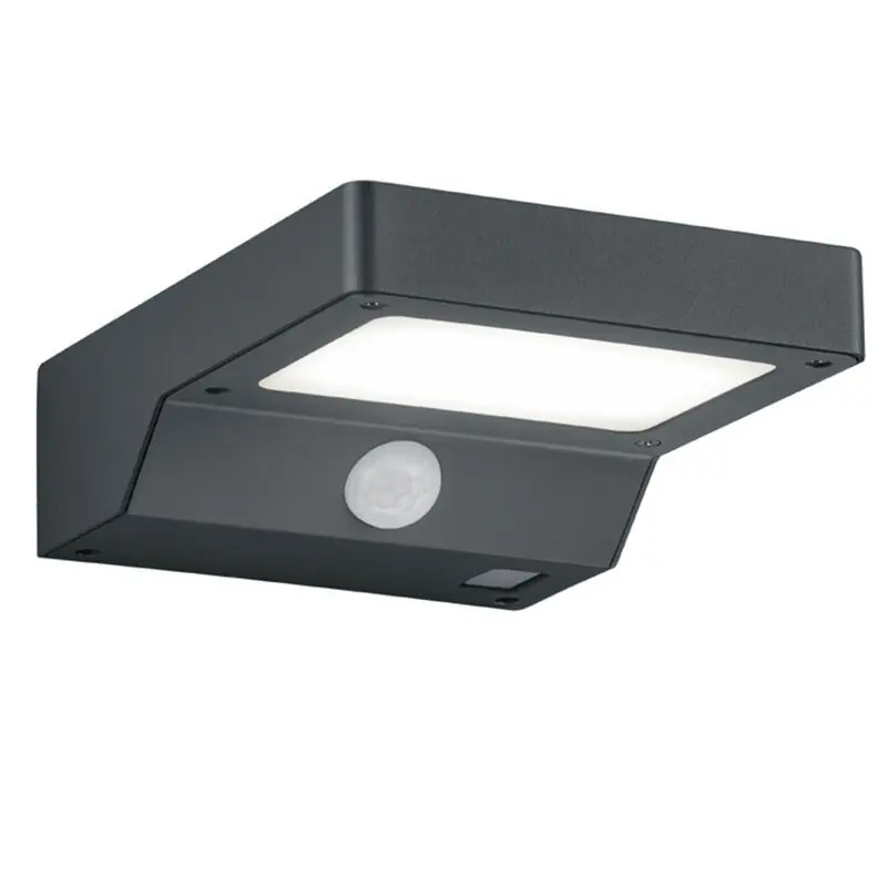 Anthrazit Außen Wandleuchte mit Bewegungsmelder Modern, Sunita, 4,8W, 3000K LED, IP44 Neuheit