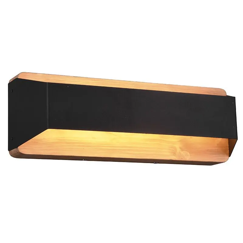 Preisreduziert Schwarze Up down Wandleuchte Modern, Navajo, 13,5W, 3000K LED