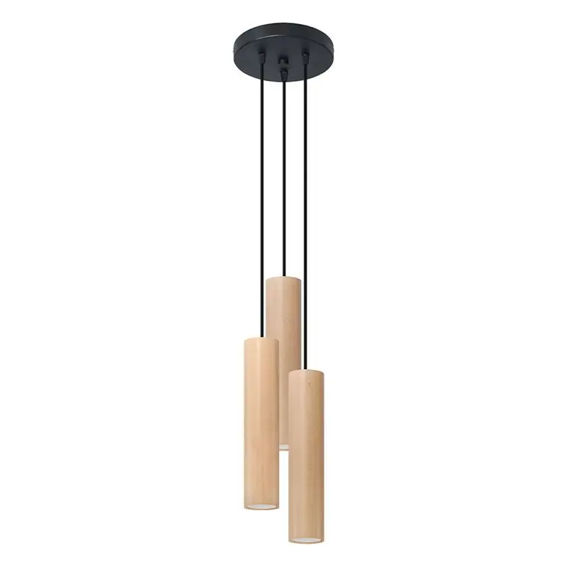 Direktkauf Holz Pendelleuchte Braun, Francina