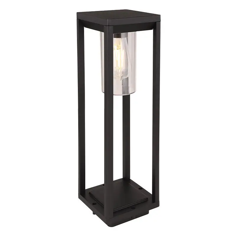Schwarze moderne Außenleuchte Kunststoff, Vildan, IP44 Knallerangebot