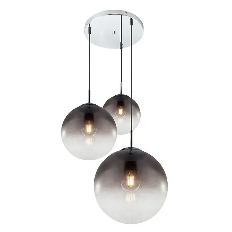 Bestseller Chrom design Pendelleuchte Glas, Novia
