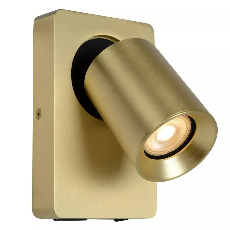 Schneller Versand Goldene Wandstrahler Modern, Nigel, mit Schalter