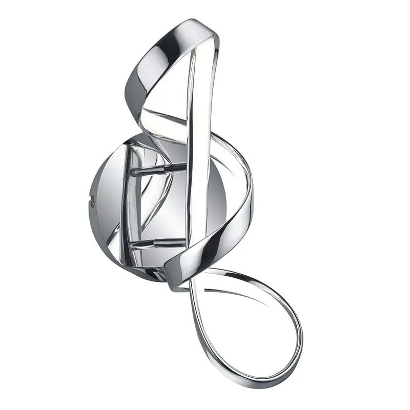 Chrom Wandleuchte Design, Renso, 18W, 4000K LED, 3-stufig dimmbar Markenware