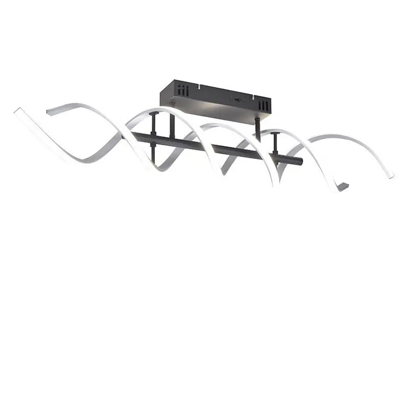 Beliebt Chrom Deckenleuchte Design, Sylvian, 41W, warm- bis kaltweiß einstellbare LED, 3-stufig dimmbar