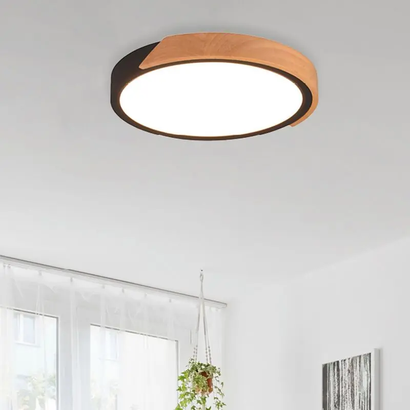 Rabatt Schwarze Deckenlampe Modern, Nevil, 20W, 3000K LED, 3-stufig dimmbar