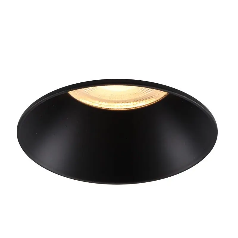 Highlight Aluminium Trimless Einbaustrahler Schwarz, Sanaz