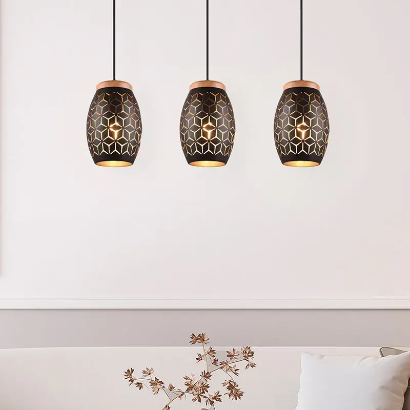 Neu Schwarze Pendelleuchte Modern, Delana