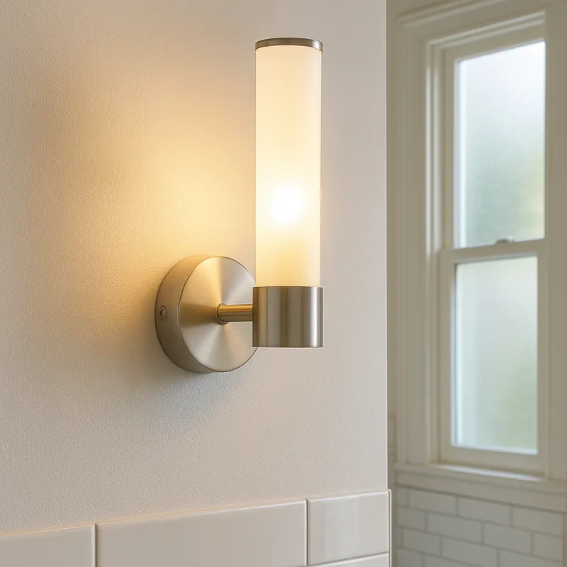 Neue Ware Moderne Wandleuchte Badezimmer Nickel, Callum, IP44