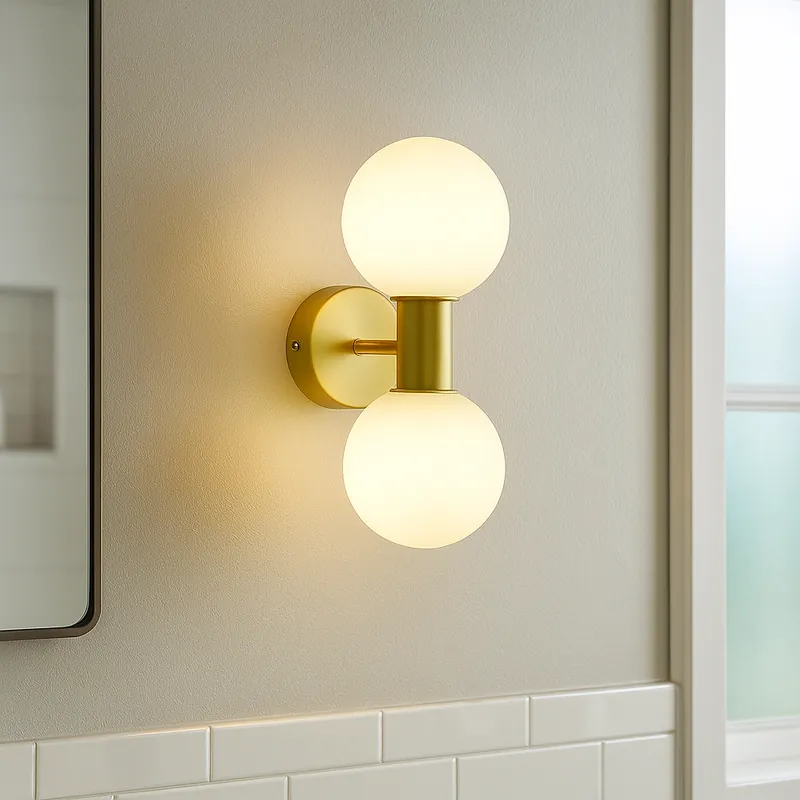 Meistverkauft Moderne Wandleuchte Badezimmer Gold, Amer, IP44