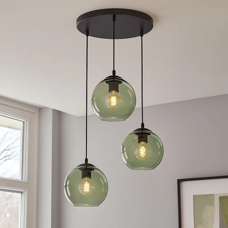 Rabatt Design Pendelleuchte Grün, Giada