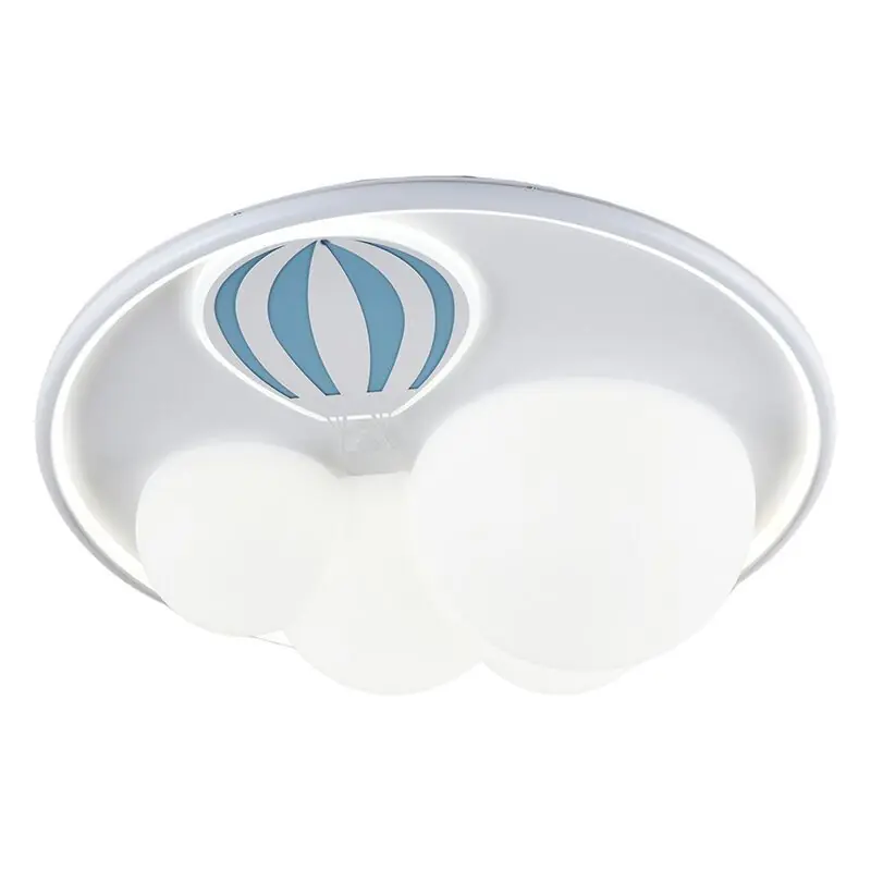 Metall Kinderzimmer Deckenleuchte Blau, Balloon, 42W, 3000K LED, 3-stufig dimmbar Sofort Bestellen