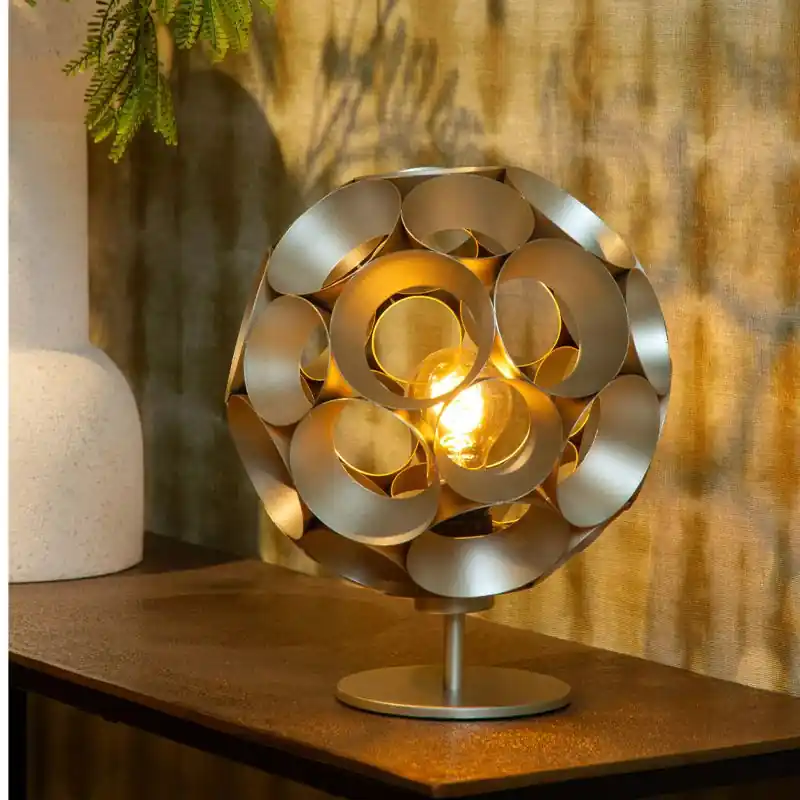 Sofort Bestellen Goldene Tischleuchte Modern, Hannelore