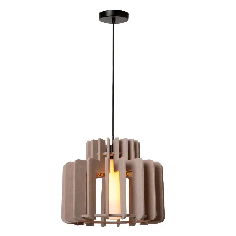 Sonderangebot Taupe Pendelleuchte Modern, Rollo