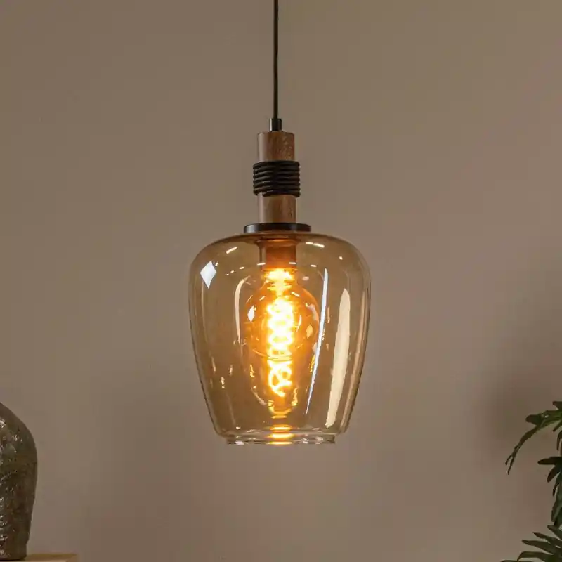 Beliebt Bernstein Pendelleuchte Retro, Ilona
